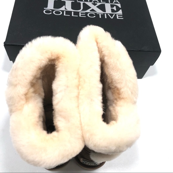 NEW/box🤩 Australia luxe collective shearling boots 🎁🎁🎁 - Picture 7 of 13